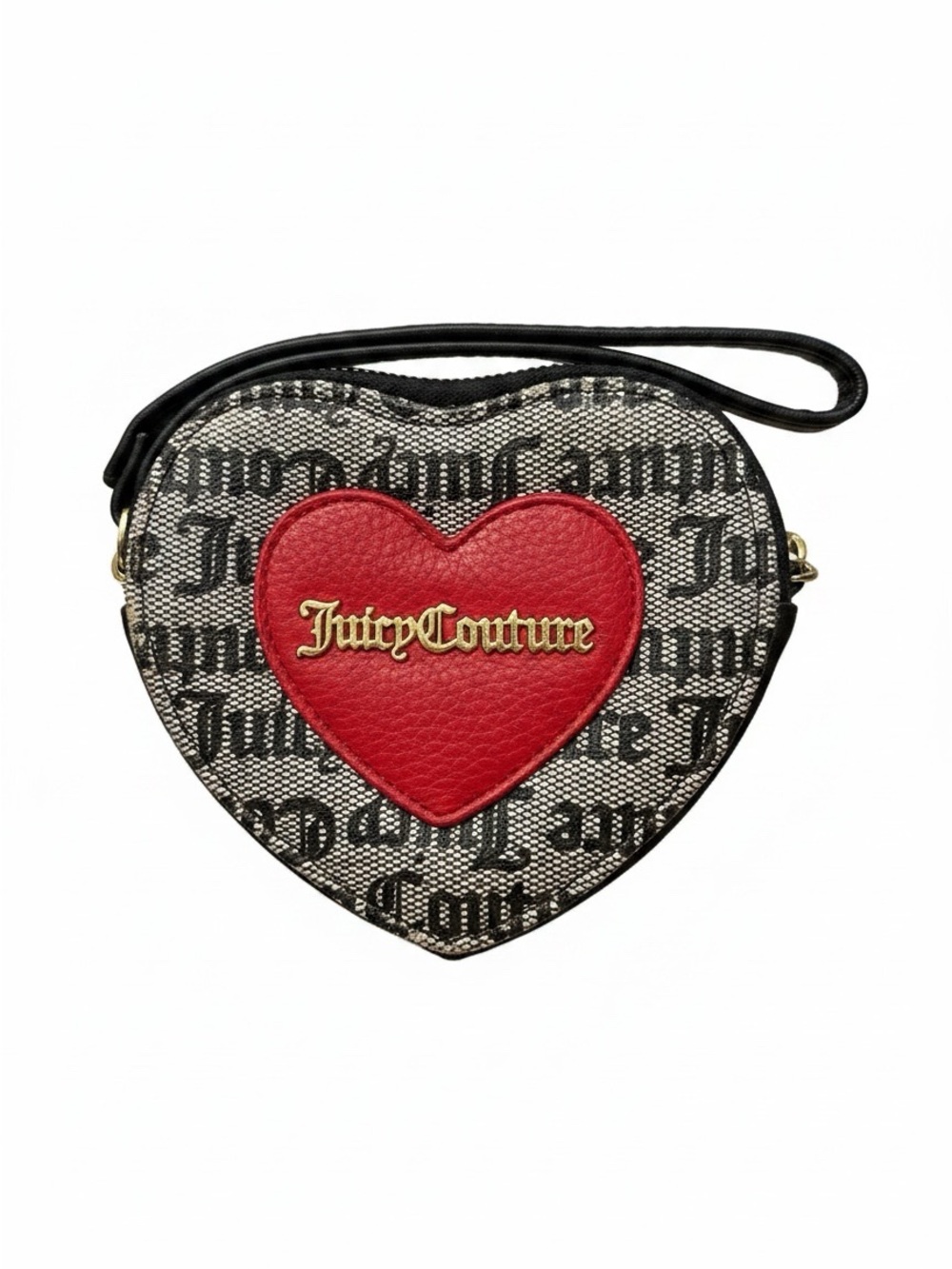 Juicy Couture Heart Heart Coin Wristlet NWT